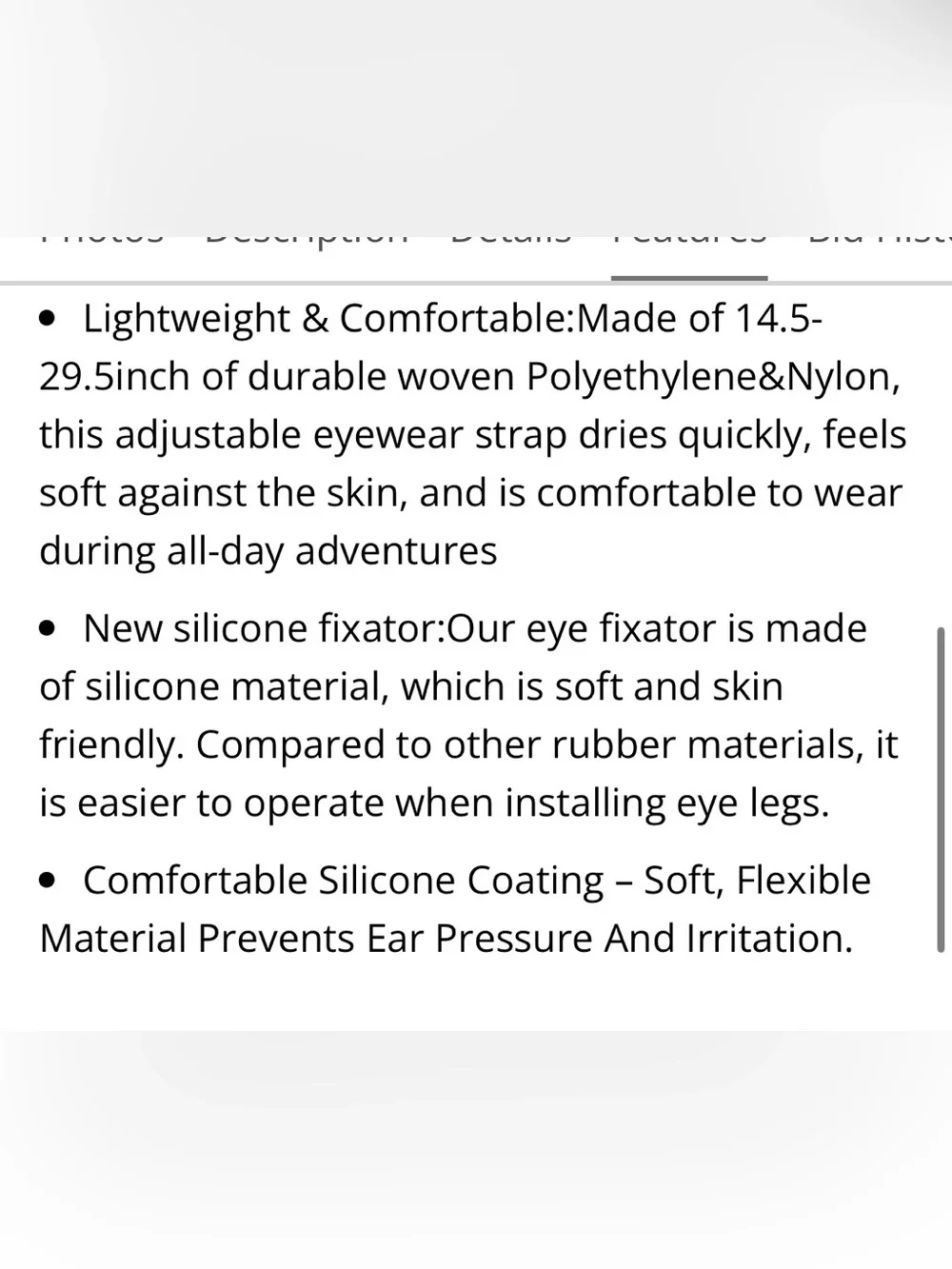 Floating Sunglass Straps for Swimming Anti-Slip (5-Pack) LARGE